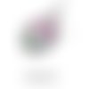 Collier cabochon en verre , ovale ,avec breloque noeud,motif chat et pissenlit,dandelion 