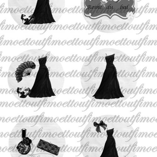 48 images (minimum) digitale glam,reine du bal,robe de soirée, chaussures,retro,feminin,noir(envoi mail) 