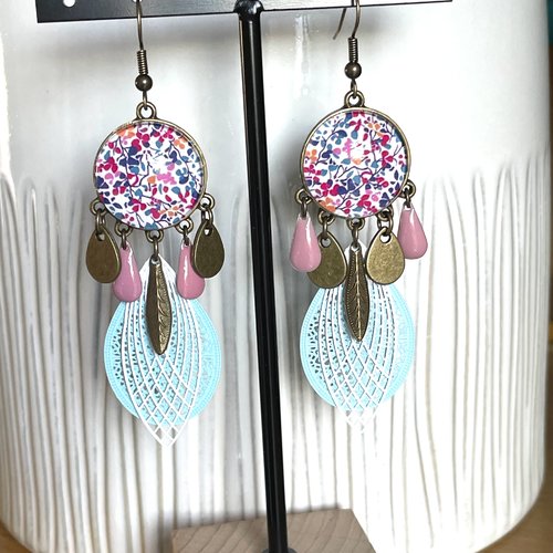 Boucles liberty et bronze
