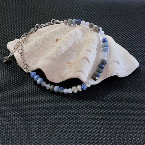 Bracelet en lapis-lazuli