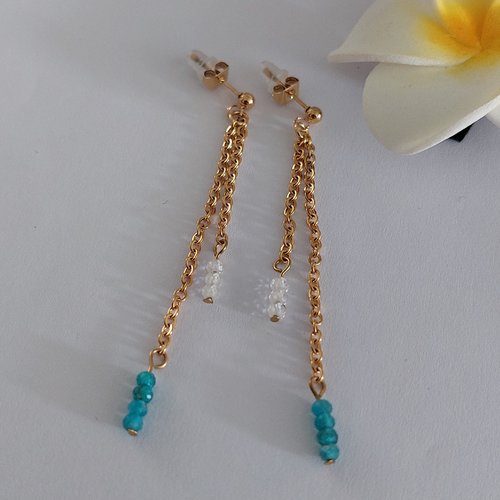 Boucles cristal et apatite