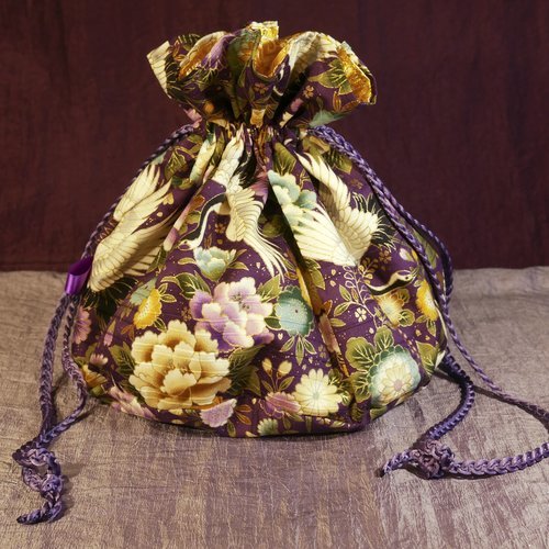 sac bourse jaune