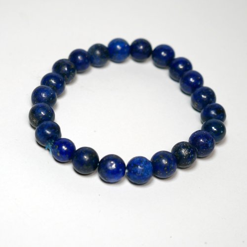 Bracelet pierre naturelle gemme semi précieuse lapis lazuli