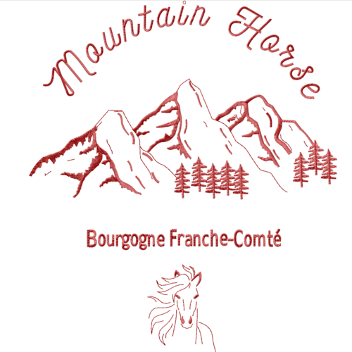 Logo association mountains horse bfc