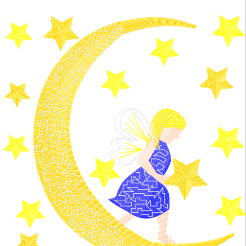 Fée des étoiles 3 13x18cm