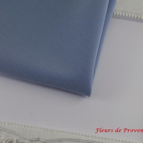 Pochette costume assortie tissu bleu - homme