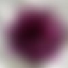 Barette fleur en tissu, organza, plumes et perles, accessoires femme, mariage, fête, cadeau, mauve, rose et bordeaux, 134