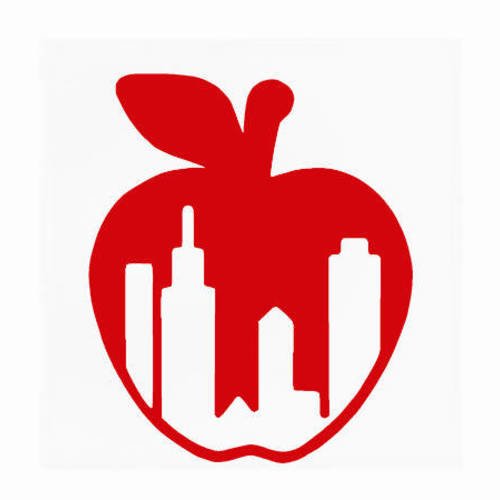 Pomme new york motif flex thermocollant 