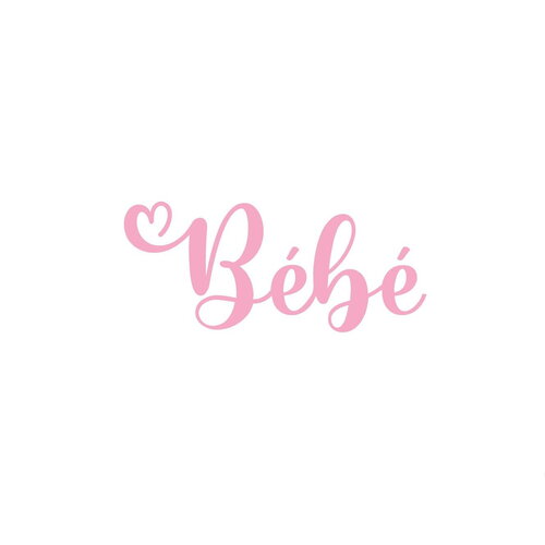 Bébé petit coeur 6 cm appliqué flex thermocollant transfert textile couleur au choix