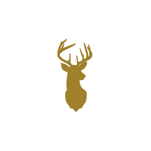 Cerf renne chevreuil biche appliqué transfert flex thermocollant couleur et dimension au choix
