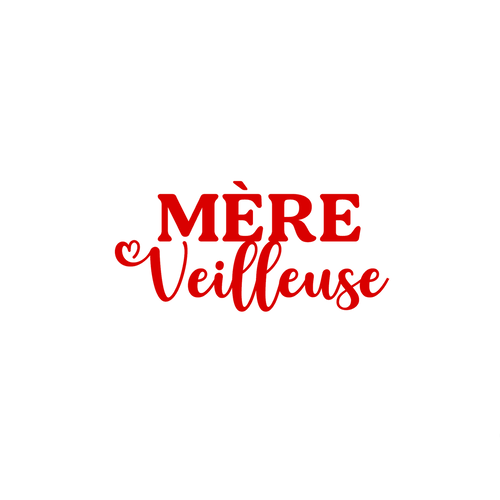 Mère veilleuse 10 cm fête des mères flex appliqué thermocollant couleur au choix