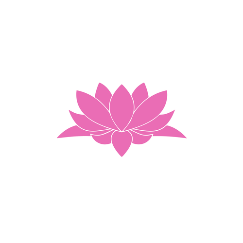 Lotus fleur yoga méditation flex 20 cm appliqué thermocollant couleur au choix