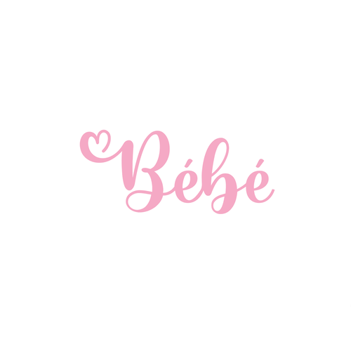 Bébé petit coeur 12 cm appliqué flex thermocollant transfert textile couleur au choix