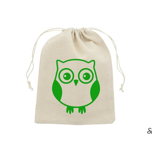 Hibou chouette 12 cm flex thermocollant appliqué couleur au choix