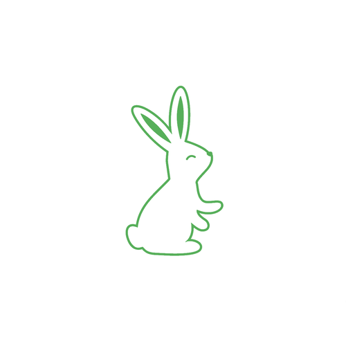 Lapin lapinou pâques 8 cm flex thermocollant appliqué couleur au choix