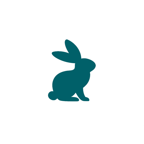 Lapinou lapin pâques 10 cm flex thermocollant appliqué couleur au choix