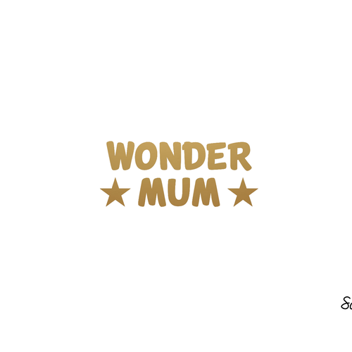 Wonder mum 15 cm maman super héroïne flex appliqué thermocollant couleur au choix