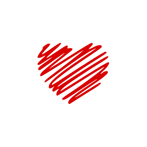 Cœur 12 cm saint valentin amour appliqué flex thermocollant couleur au choix n°1