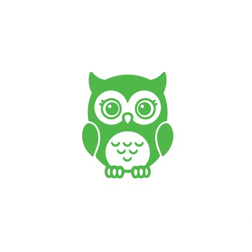 Hibou chouette transfert flex thermocollant appliqué couleur et dimension au choix