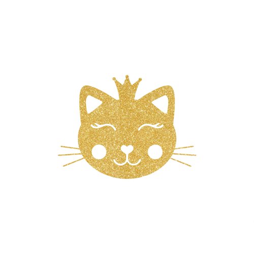 Chat joues cils kawaii cute  flex thermocollant pour tissu couleur et dimension au choix