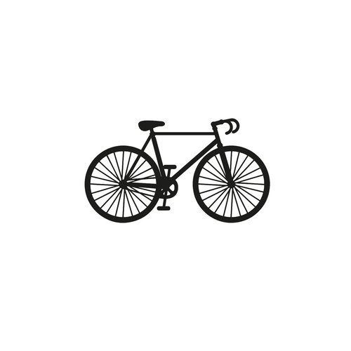 Vélo homme cyclisme sport flex thermocollant transfert textile couleur et dimension au choix