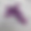 Bouton rond violet 2 trous 12 mm