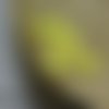 Bouton rond jaune 10 mm