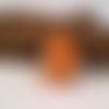 1 cabochon bouddha marron céramique artisanal- 2.9 cm x 1.8 cm