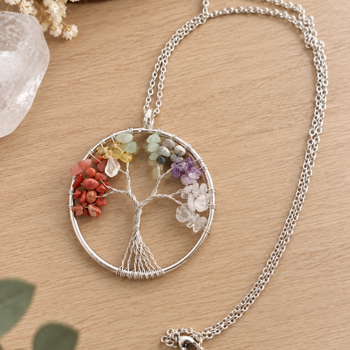Collier arbre de vie – 7 chakras