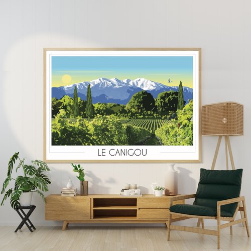Affiche massif du canigou