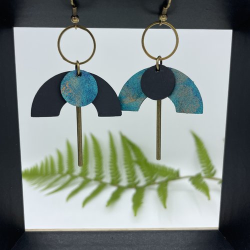 Boucles oroseï turquoise