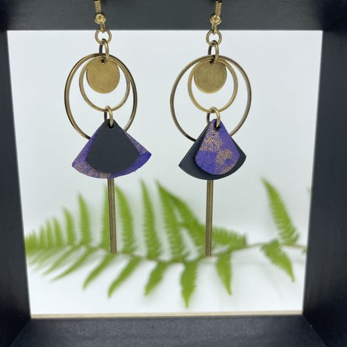Boucles cala gonone violet