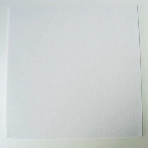 Feutrine épaisse 3mm plaque 29x29cm feutre tissu blanc 