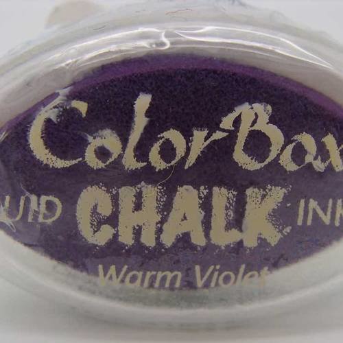 Encreur color box chalk encre effet craie pastel warm violet 