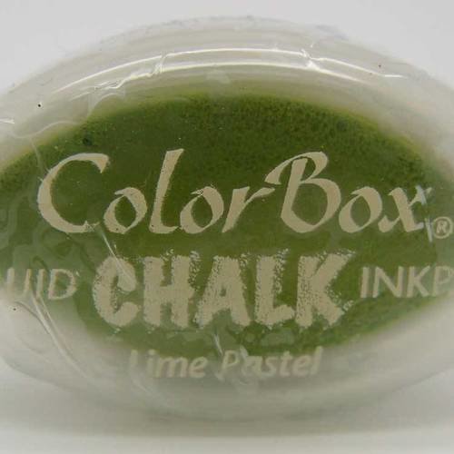 Encreur color box chalk encre effet craie pastel lime pastel 