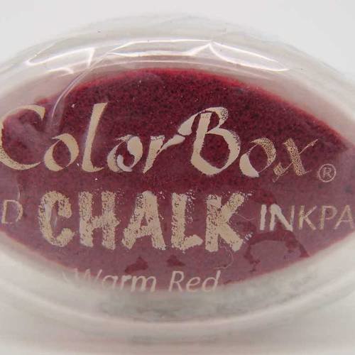 Encreur color box chalk encre effet craie pastel warm red 