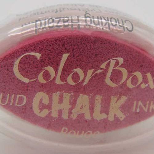 Encreur color box chalk encre effet craie pastel rouge 