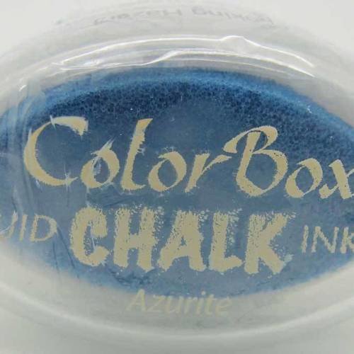 Encreur color box chalk encre effet craie pastel azurite 
