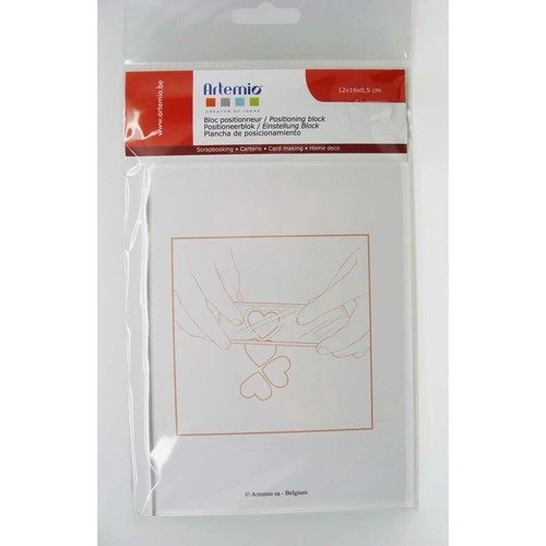 Support pour tampons silicone clear stamp 16cm artemio scrapbooking carterie 