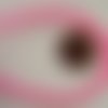 5 mètres resille tubulaire cordon résille 4mm rose fonce 