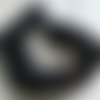 Fil echeveau 70m environ cordon coton cire 1,5mm noir