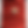 Suedine faux daim cordon plat 3mm par 2 mètres rouge 