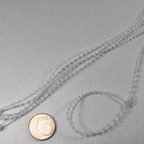 50 attaches liens pour étiquettes en plastique translucide