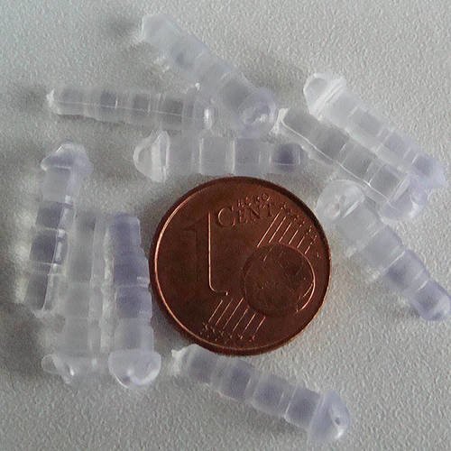 50 attaches pour portable bouchons anti-poussières plastique transparent 