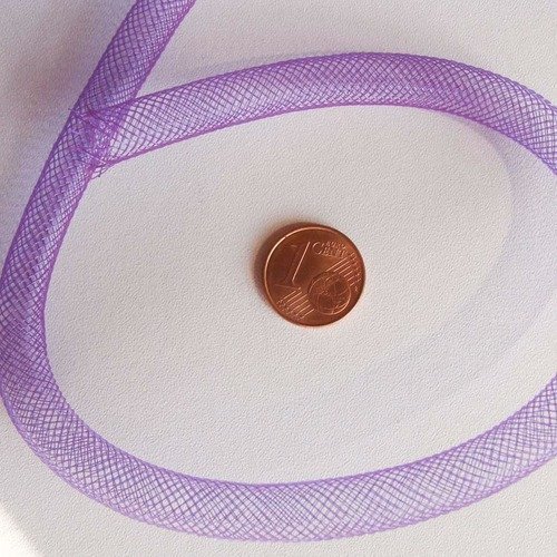 5 mètres resille tubulaire fil cordon résille 6mm violet diy création bijoux déco loisirs