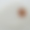 100 perles blanc rondes 4mm en fil verre simple aspect givre 