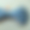 18 mètres queue de rat 2mm bleu clair en écheveau fil cordon satiné