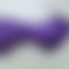 18 mètres queue de rat 2mm violet indigo en écheveau fil cordon satiné