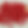 100 perles 4mm verre peint aspect nacré rondes rouge