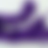 Fil nylon tressé violet fonce écheveau 25m cordon 1mm
